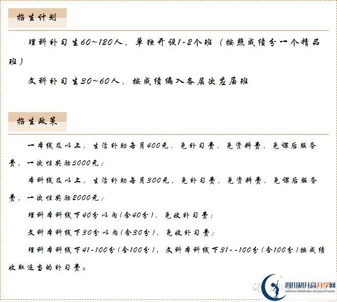 2022年涼山州越西中學(xué)高三招收復(fù)讀生嗎？