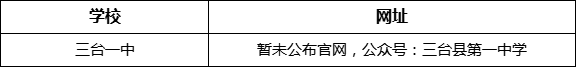 綿陽市三臺一中網(wǎng)址是什么？