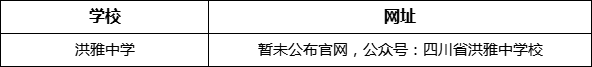 眉山市洪雅中學(xué)網(wǎng)址是什么？