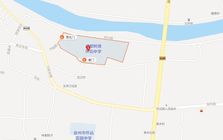 樹(shù)德懷遠(yuǎn)中學(xué)地址在哪里？