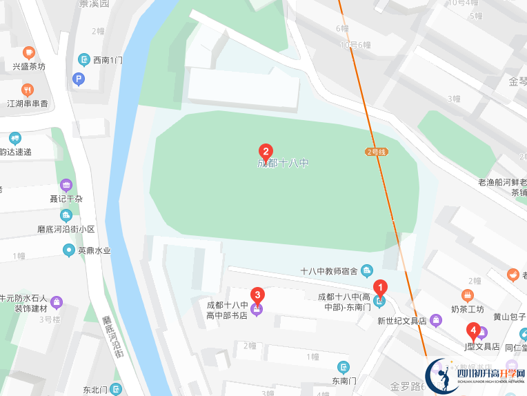成都十八中學(xué)校地址在哪里？